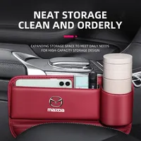 For Mazda For Mazda 3 5 6 bk gh CX3 CX5 CX9 CX30 CX50 CX60 Atenaz gj Axela bl bm Hatchback SUV Car Seat Gap Storage Box Auto Acc
