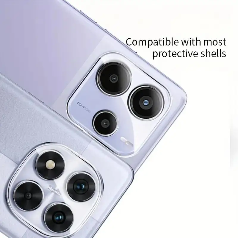 3Pcs Clear 3D Lens Protector DYM For Xiaomi Redmi Note 14 13 Pro Plus + 4G 5G Camera Tempered Glass Cover Full Protection