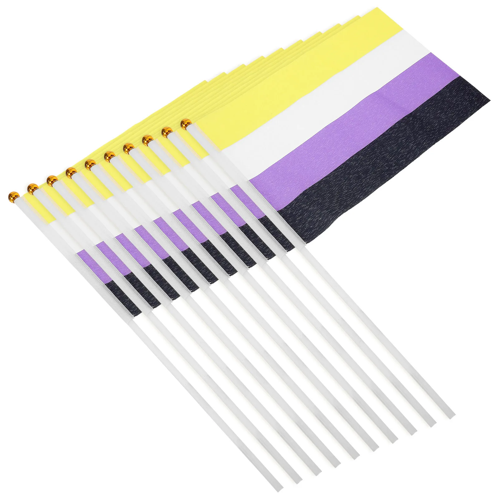 

12Pcs Small Lesbian Flags Handheld Banners Fade Resistant Pride Decorations Party Outdoor Lesbian Flag Outdoor