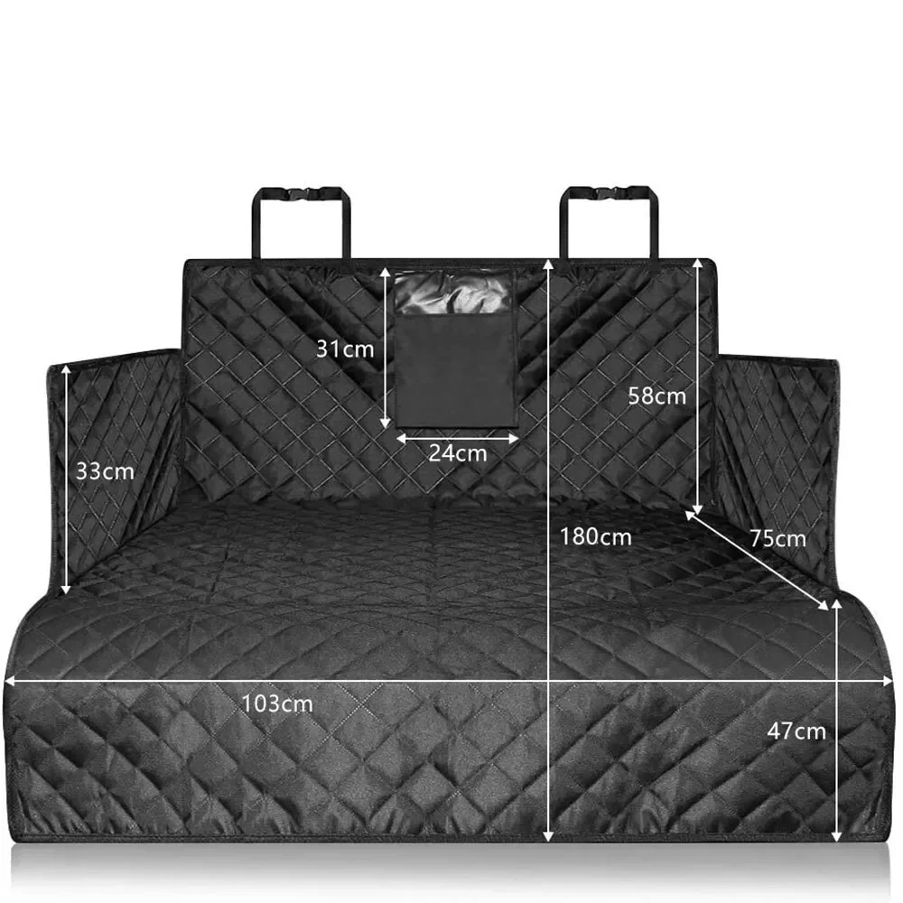 Car Pet Car Boot Liner Protector For Dogs Universal Car Boot Cover Waterproof Black Auto Goods Interior Accessories