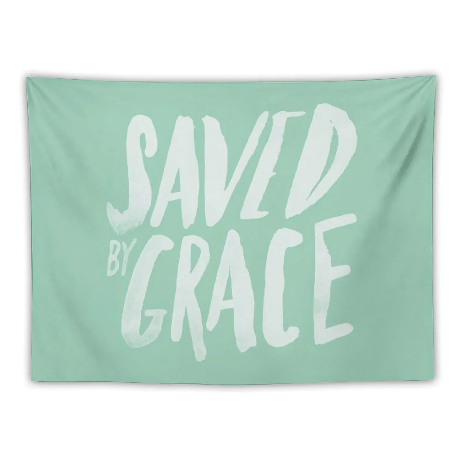 Saved by Grace x Mint Tapestry Wall Coverings Room Decoration Aesthetic Wall Decor Hanging Aesthetic Room Decor Korean Tapestry