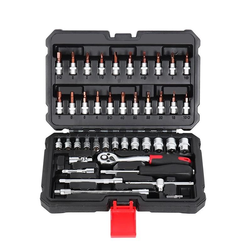 46PCS High Quality Cr-V Socket Tool Set Socket Wrench Repair Kit Ratchet Wrench socket Set