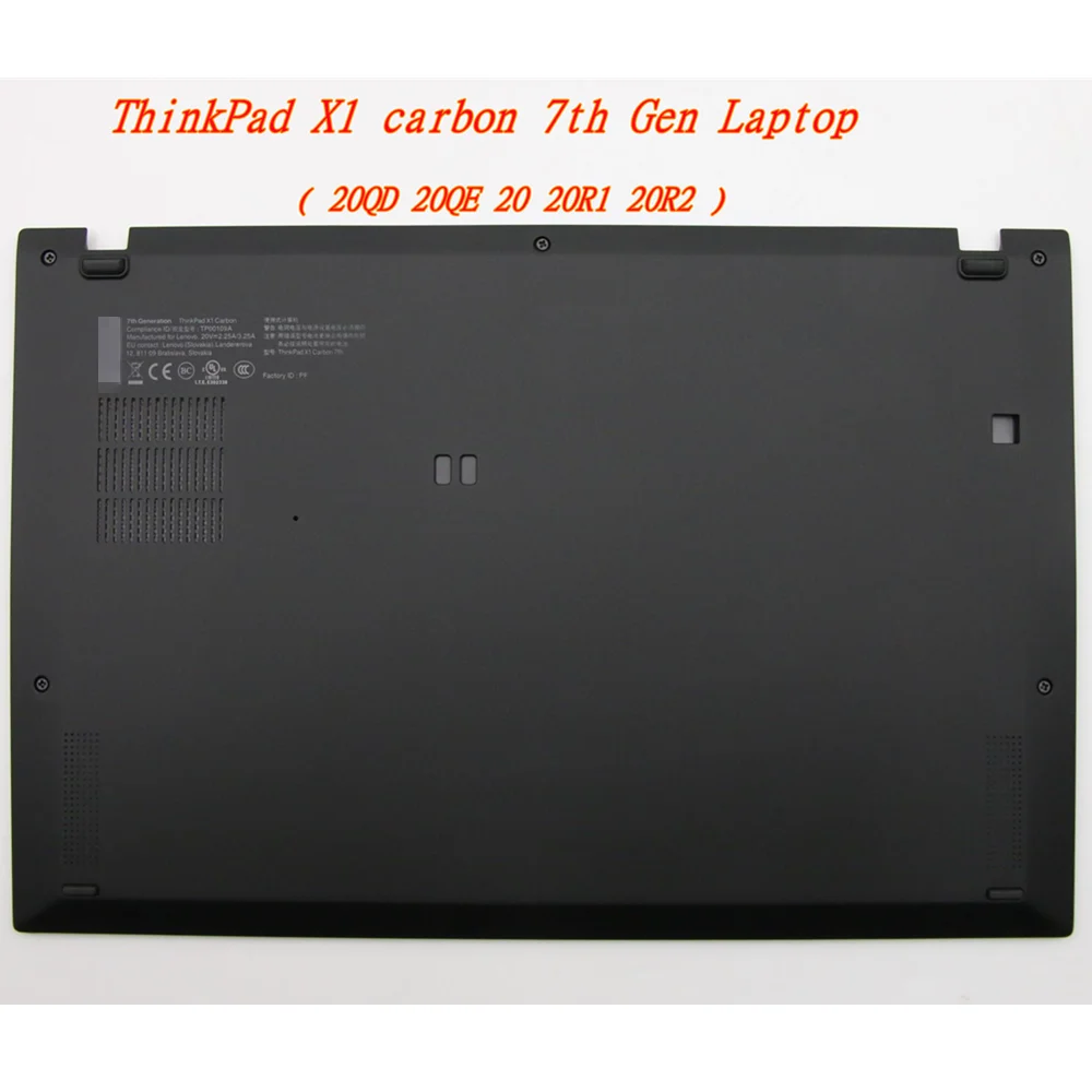 

New/Orig For Lenovo Thinkpad X1 Carbon 7th Gen 2019 WLAN Bottom Lower Case Back Base Cover D shell D Cover 5M10V25025 5M10V25636