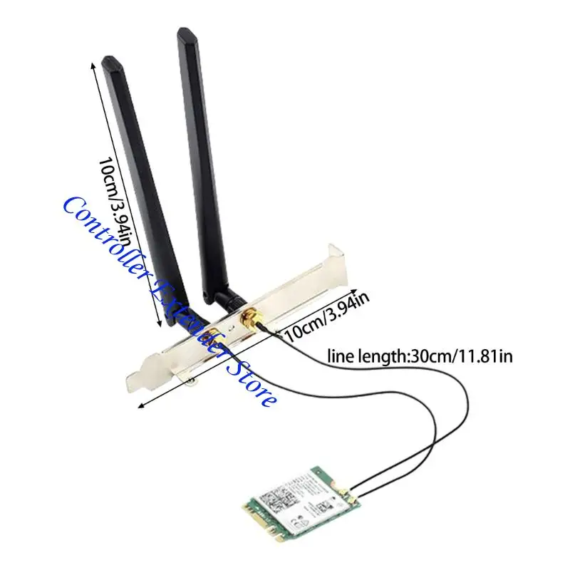 Adaptador Wifi N84B 1200Mbps Adaptador Compatible 2.4G/5GHz PC banda doble