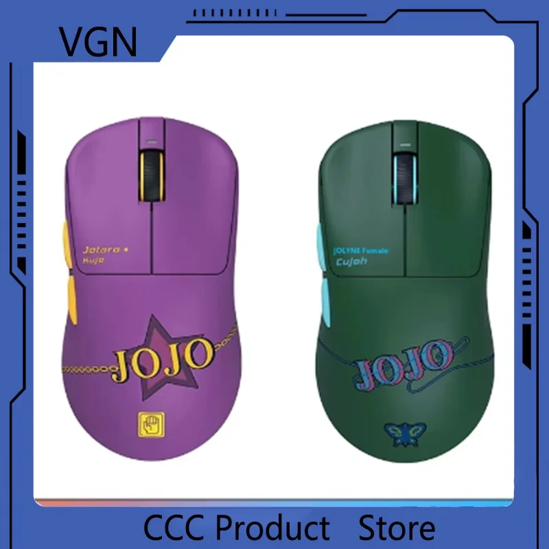 New Vgn Dragonfly F1pro Max Jojo  Paw3395 Wireless 2.4g Wired Dual-Mode Mouse Lightweight High Performance Office Gaming Gifts