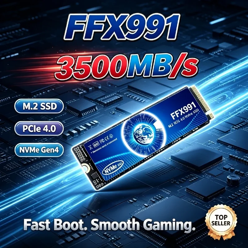 M.2 Nvme 4Tb Pcie 4.0 Ssd - FFX991 M.2 NVMe PCIe 4.0 Interne