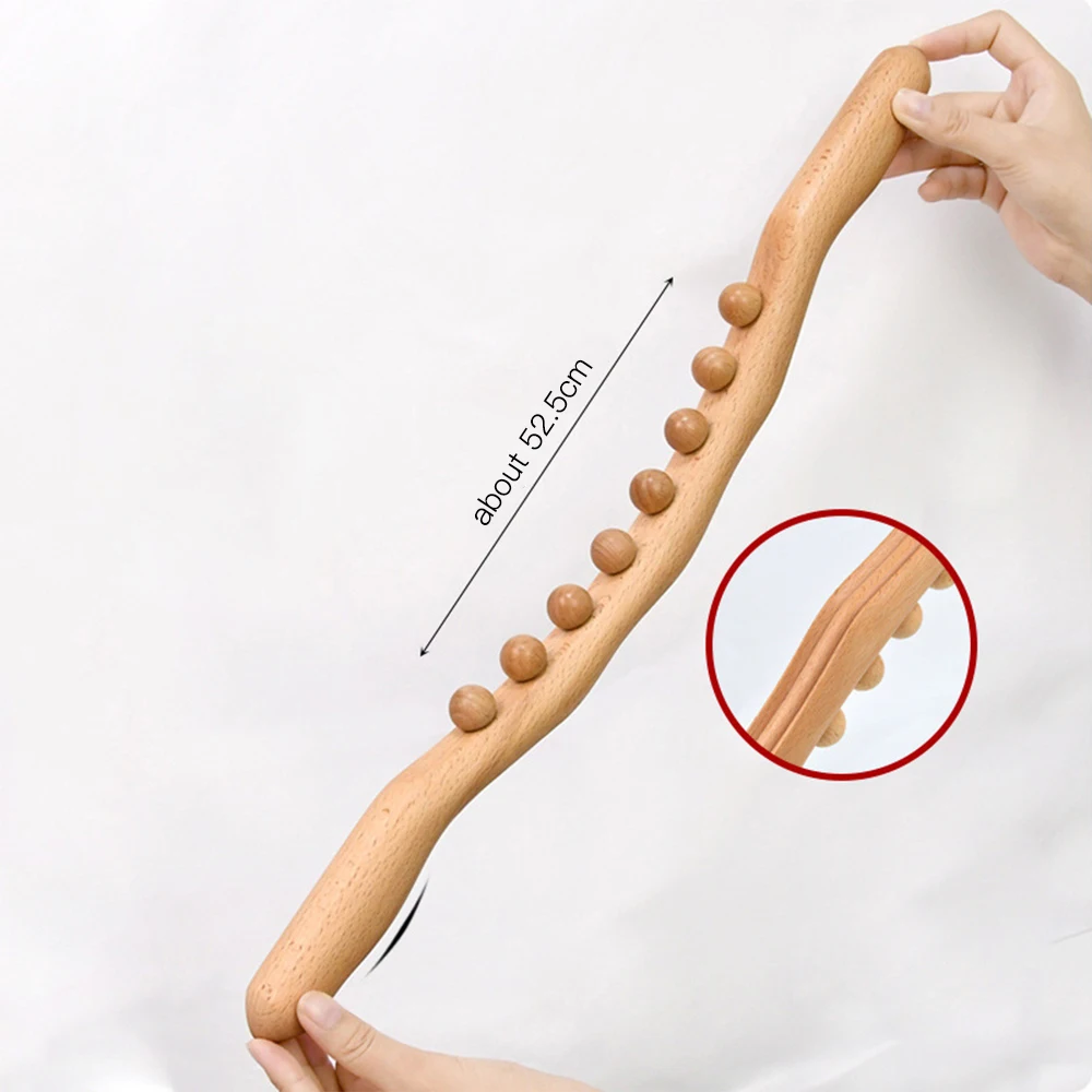 

Wooden Therapy Massage Stick Gua sha Scraping Massager for Body Trigger Point Back Massager Guasha Maderoterapia Anti cellulite