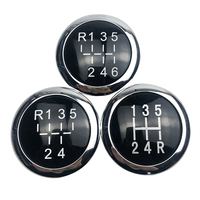 5/6 Speed Gear Stick Shift Knob Lever Cap Top Cover Emblem For VAUXHALL OPEL ASTRA III H CORSA D 2005 2006 2007 2008 2009 2010