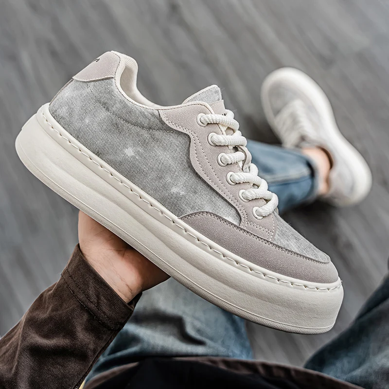 

2025 New Men's Board Shoes,sneakers,skate shoes,Casual Shoes Cushioned Daily Wear Elegant Non-Slip Lightweight Outdoor Travel