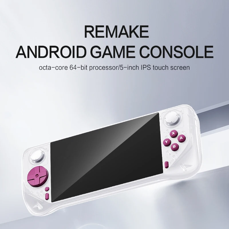 E6 MAX Handheld Game Console 5 Inch Touch IPS Screen 4+32GB 5000mah Andorid 13 System Support 5G Wifi TV Video Game Console