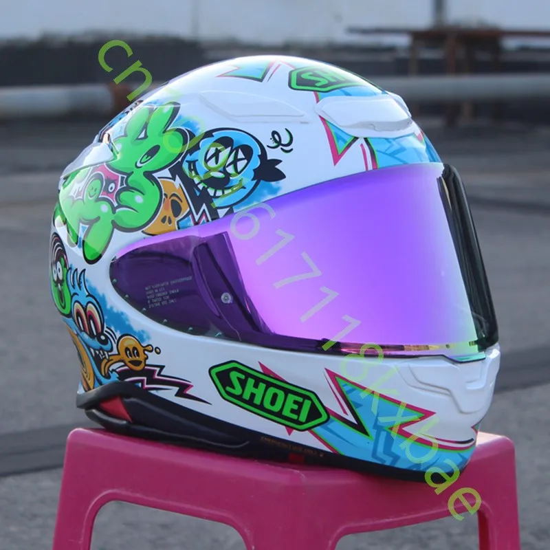 

SHOEI Z8 RF-1400 NXR 2 PROLOGUE Mural TC-10 Full Face Helmet,For Road Motorcycle and Racing Protection Helmet,Capacete