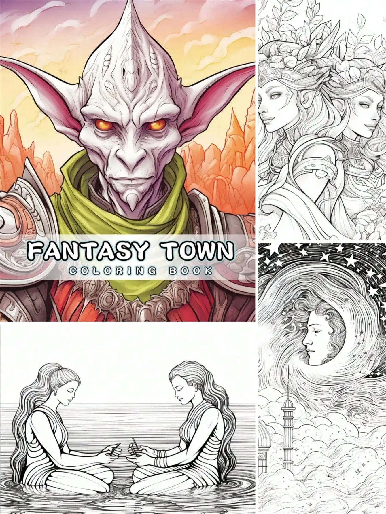 1pc Art Coloring Book 22 Page Coloring Books Gift For Birthday Party Relieve Stress Kill Time Graffiti Painting Drawing Art Book