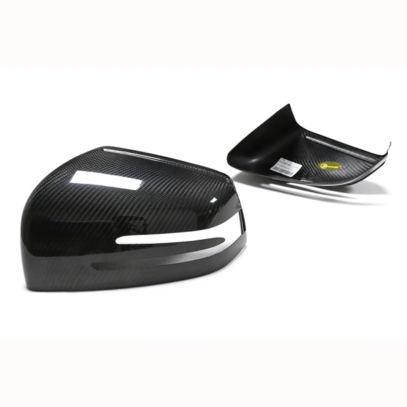 

W204 Style Carbon Fiber Fibre Side Mirrors Cover Caps Fit For Benz A B C E S CLA CLS GLK Class