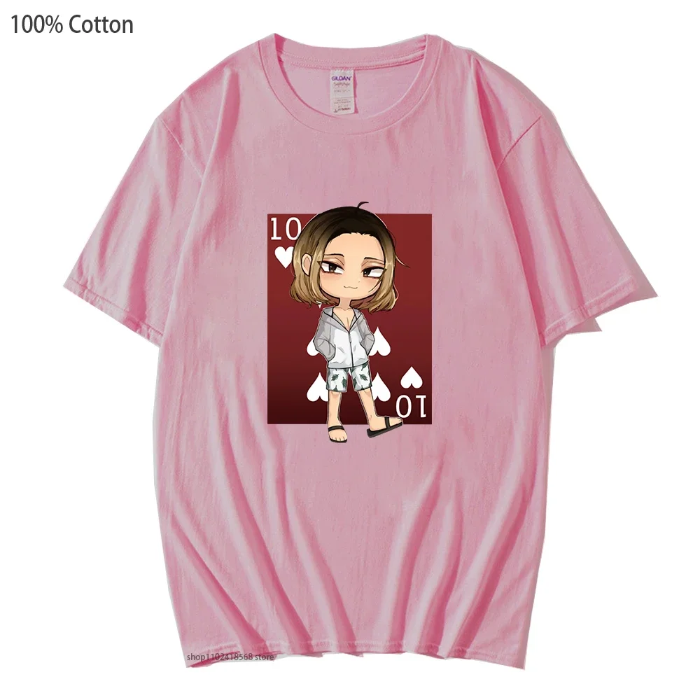 Alice In Borderland 2 T-Shirts Cartoon Anime Print Tshirt for Men/Women Clothing 100%Cotton Male Summer Anime Streetwear Y2k Top