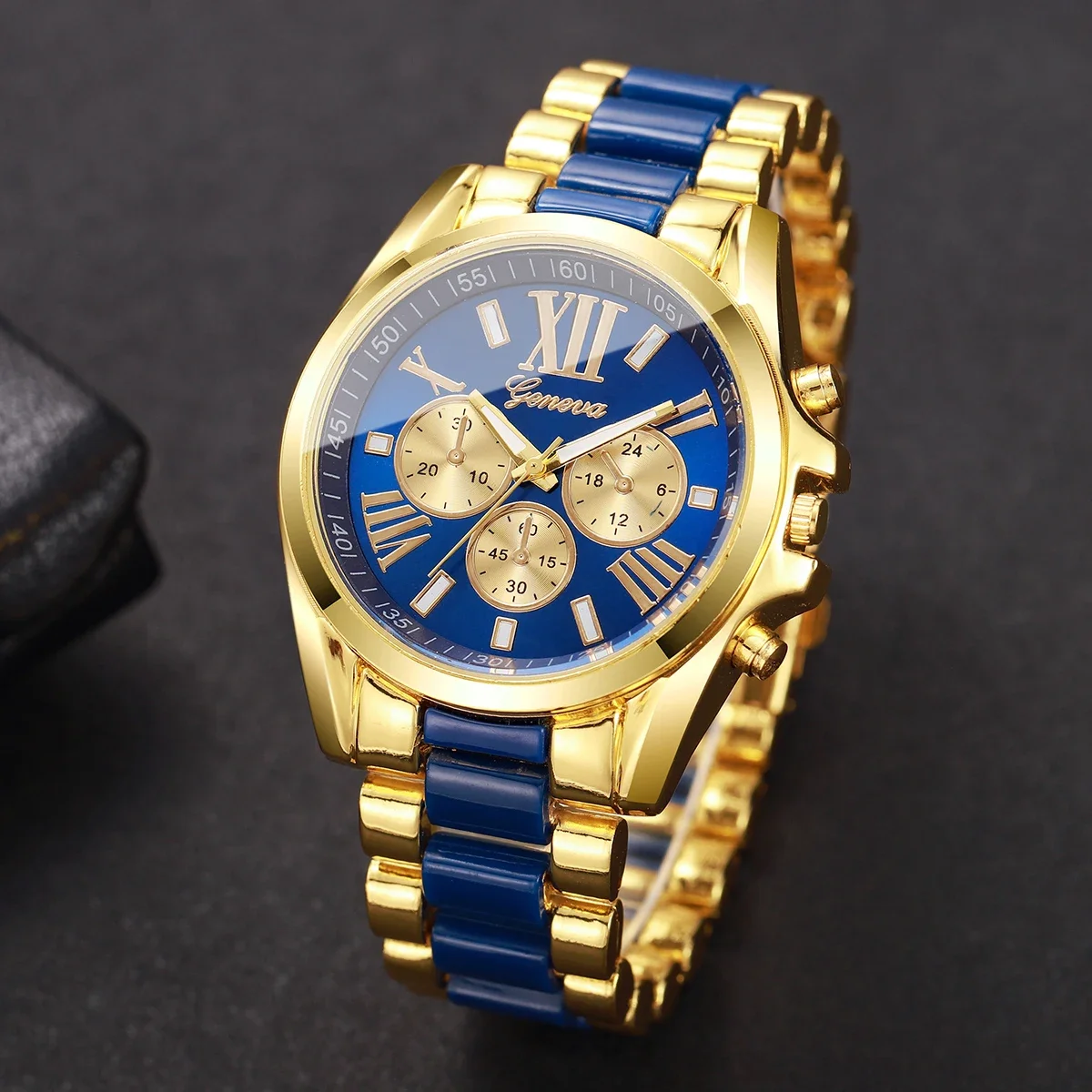 أزياء روما الهاتفي رجال الأعمال الساعات الفاخرة الرجال كوارتز ساعة اليد ساعة هدية Reloj Hombre (بدون صندوق) #5