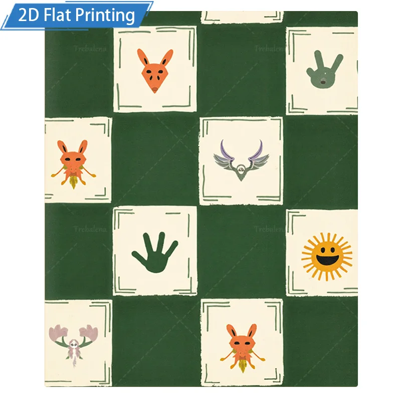 1 قطعة بطانية الفانيلا لطيف الحيوان طباعة الصوف بطانية للأطفال والمراهقين مريحة الفراش أريكة رمي هدية #2