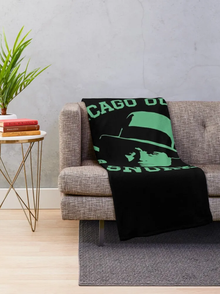 Al Capone 'Snorky' Portrait Logo - Chicago Outfit Throw Blanket Summer Luxury Designer Tourist Blankets