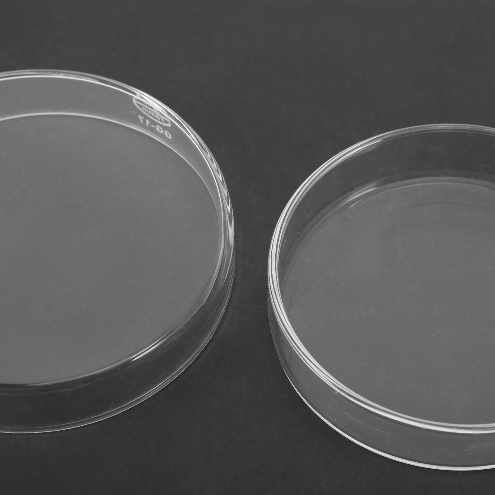 1 Juego de placa de Petri de vidrio para platos de cultivo celular, suministros de laboratorio engrosados, visibilidad clara con tapa, ciencia Autoclavable