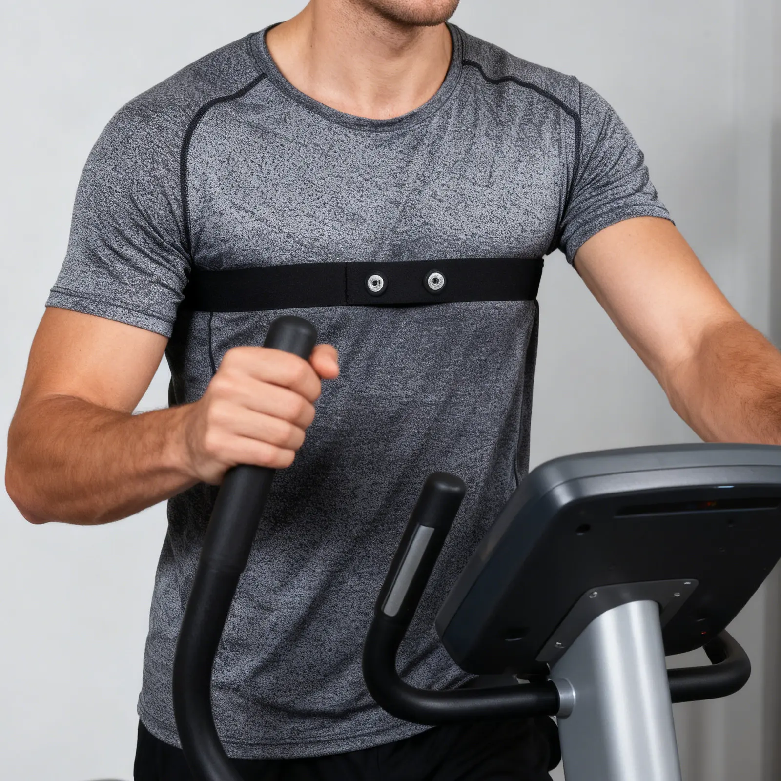 

Heart Rate Monitor Chest Belt 43.3 Inch Silicone Adjustable Strap For Running Cycling Gym Replacement Fitness Tracking