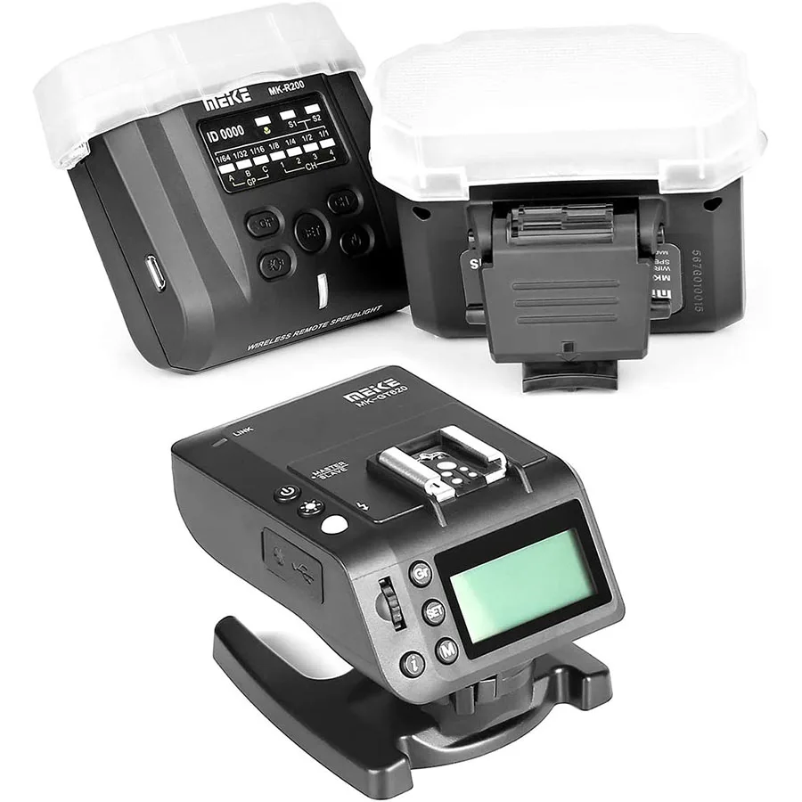 Meike MK-MT24II Macro Close-Up Twin Lite Flitser Compatibel Met Ef-Mount En Eos R Eos Rp Camera 'S