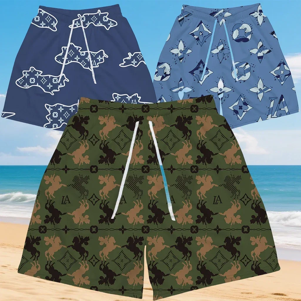 

Новейшие модные тренды для мужчин и женщин: роскошные повседневные пляжные шорты, удобные шорты для фитнеса, уличные высококачественные быстросохнущие шорты Y2K