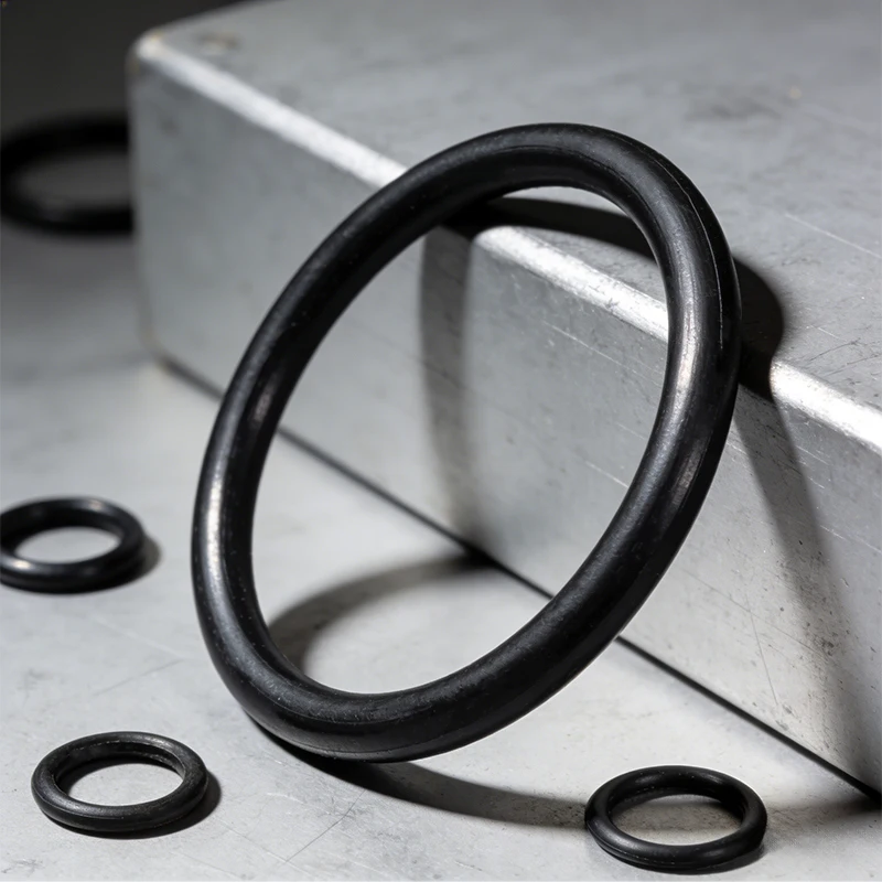 NBR Rubber O-Ring Gasket Washer for Fastener CS3.1/3.5/4/4.6/5/5.7mm OD51-250mm Black Seal Ring Waterproof Shockproof Buffer