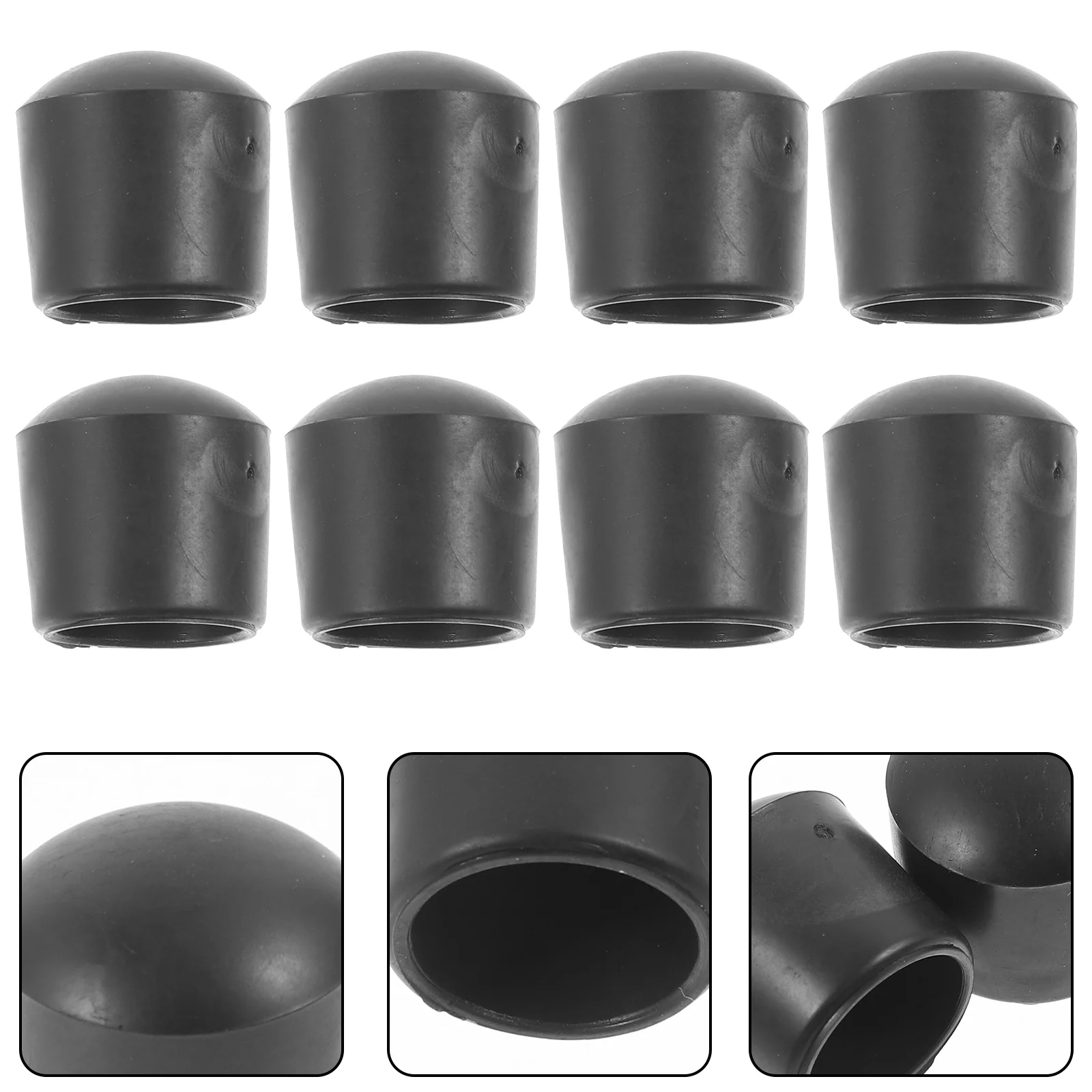 

8 Pcs Score Football Machine Cap Foosball Bearing Accessories Pole Safety End Caps