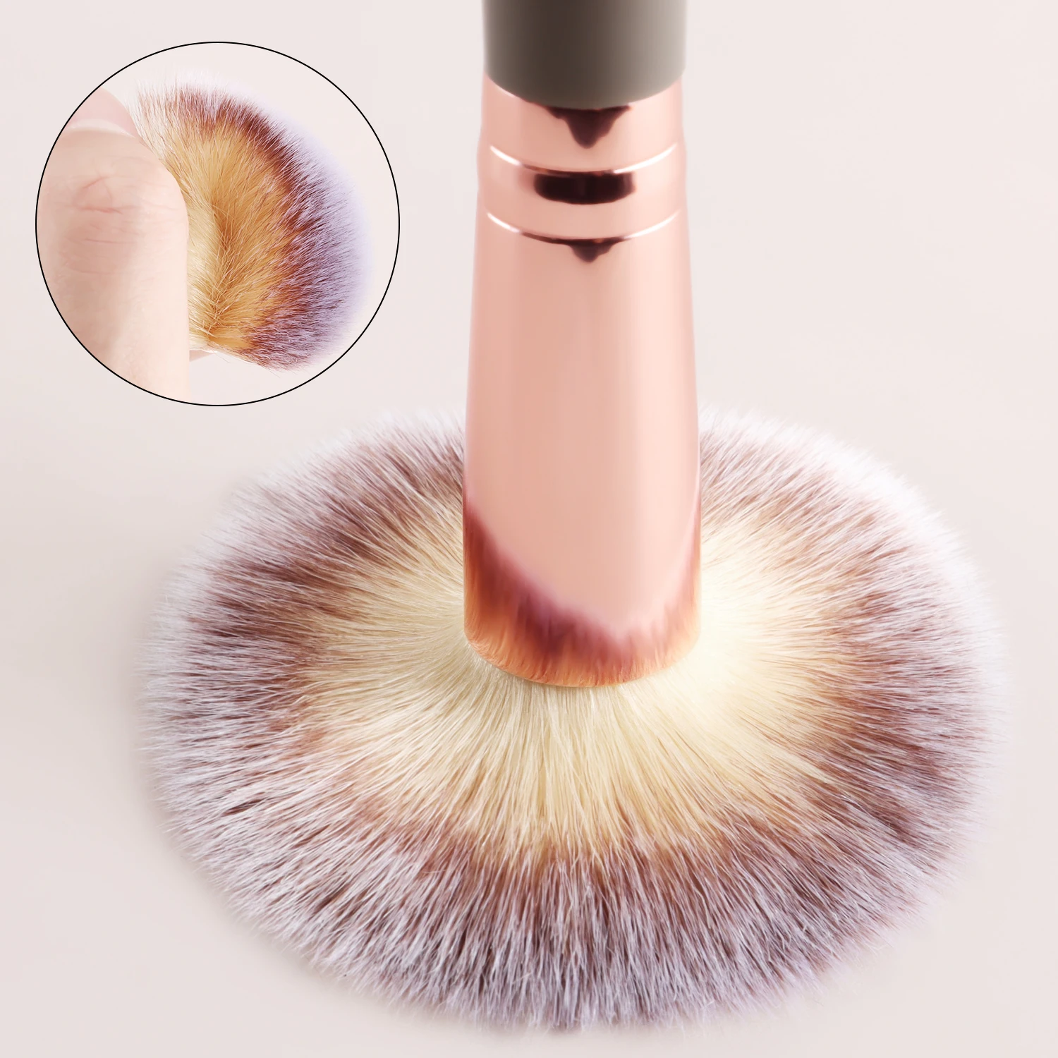 ใหม่ Single Double Headed Big หัวแปรงอายแชโดว์จมูกโปรไฟล์คอนซีลเลอร์แบบพกพา Multi-Function แปรงแต่งหน้าเครื่องสําอางค์แต่งหน้า T