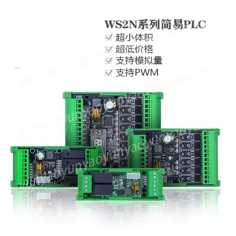Industrial Programmable Control Board FX2N-6/10/14/20MRMT PLC with Analog Quantity Function for Light Automation Projects