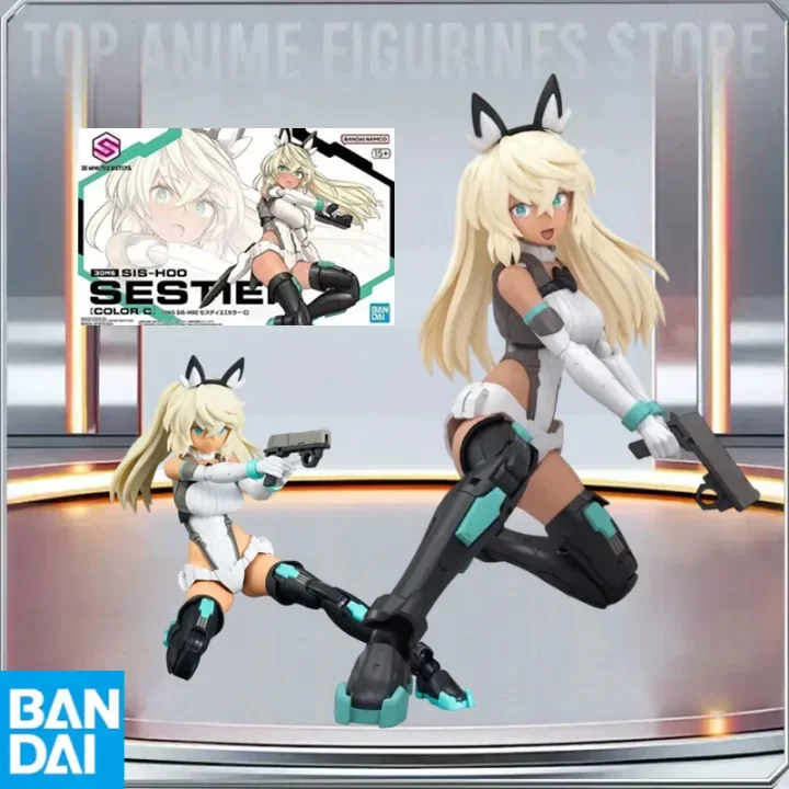 

BANDAI Genuine 30MS Mobile Suit Girl SIS-H00 SESTIEH [COLOR C] Action Anime Figures Collectible Model Kits Toy Holiday Gift