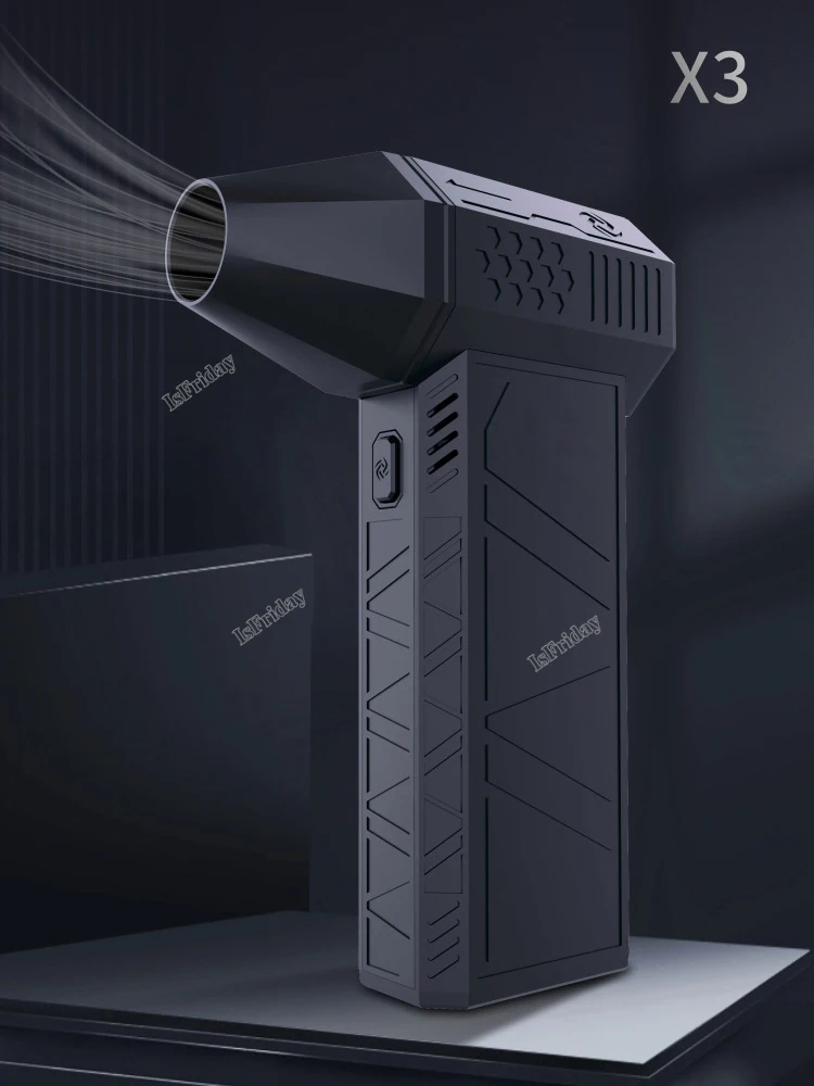 

X3 Mini Turbo Violent Fan 130000 Об/мин 3-го поколения X3 Violent Blower Mini Turbo Jet Fan Скорость ветра 52 м/с Промышленный канальный вентилятор