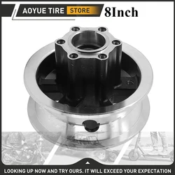 Alumnium Alloy 8 inch Split Wheel Rims Hub With Disc Brake Hole For 8inch 200x50 Pneumatic Tyre Tire Electric Scooter Mini Bike