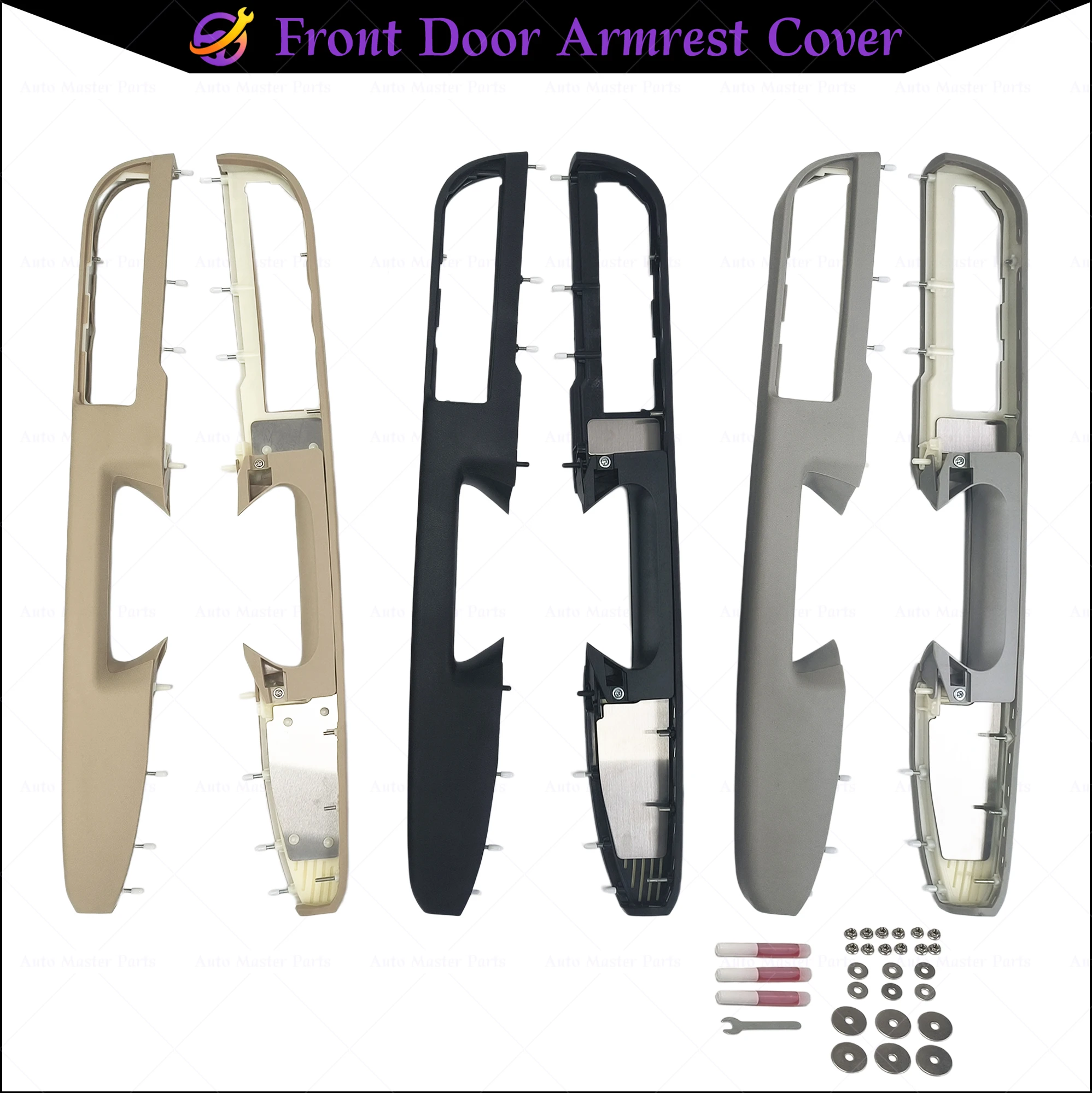 

Комплект накладок на внутренние дверные панели и подлокотники для Chevrolet Silverado, Suburban, Tahoe, Avalanche, GMC Sierra, Yukon 2010-2014 годов выпуска