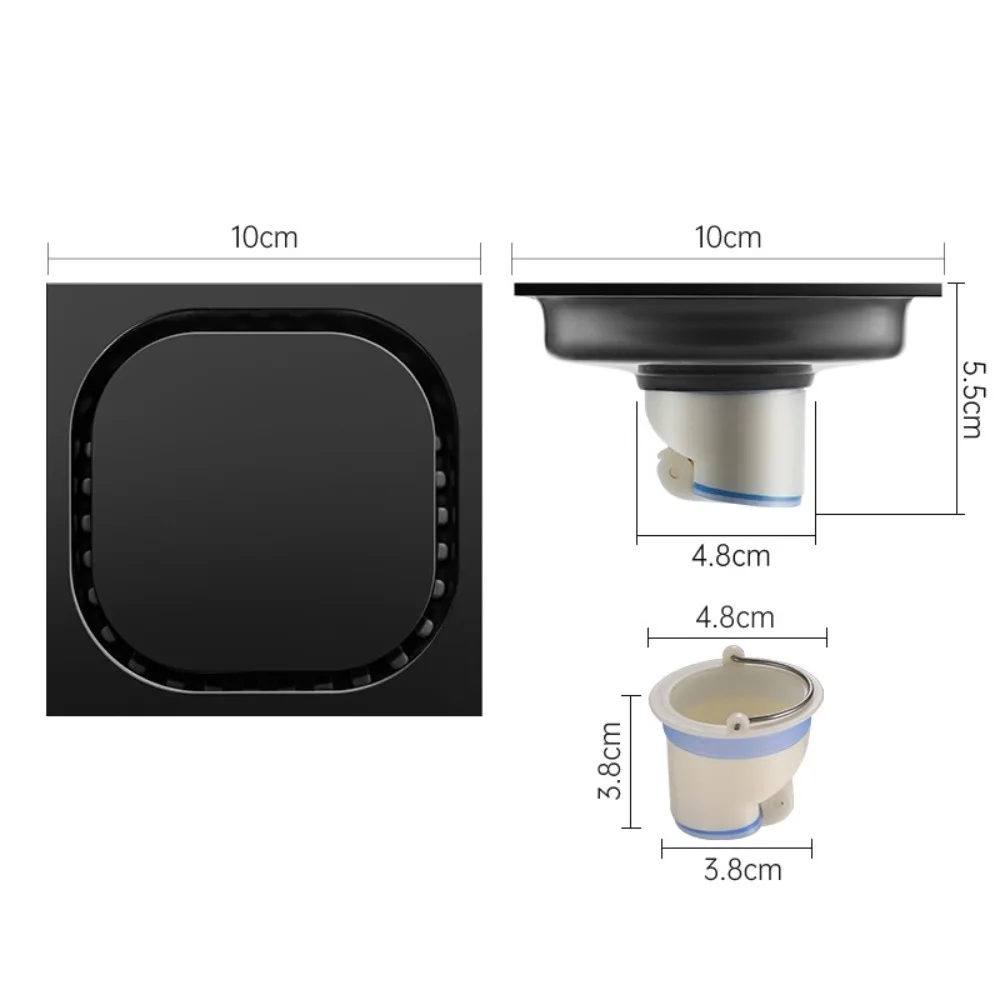 

Слив для пола из нержавеющей стали, защита от насекомых, сливной фильтр с защитой от запаха, канализационный дезодорант, предотвращающий дезодорант, слив для душа, кухня