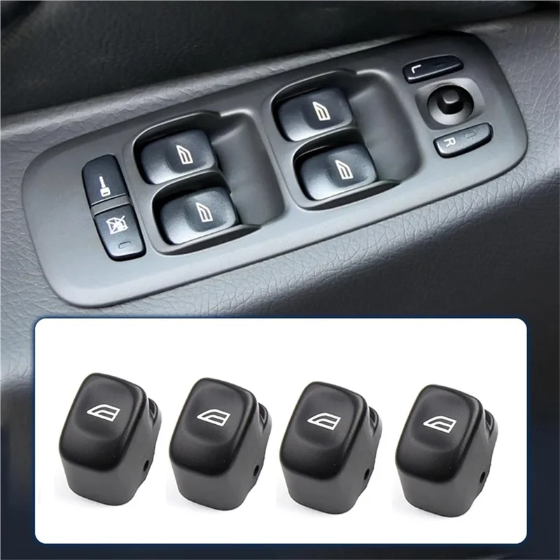

Front Car Window Control Switch Button Cover For Volvo Accessories 31295164 Fits V70 XC70 S80 S60 XC90