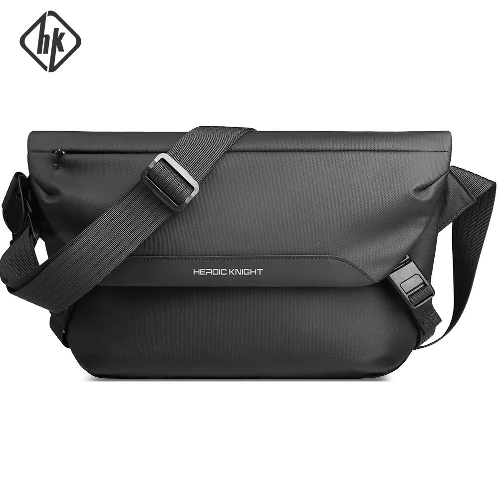 حقيبة HcanKcan Crossbody Sling مقاومة للماء ذات سعة كبيرة تناسب حقيبة iPad الصغيرة اليومية غير الرسمية للعمل وركوب الدراجات في عطلة نهاية الأسبوع في الهواء الطلق