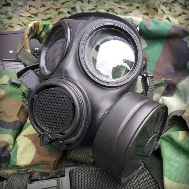 Respirator maska gazowa typu FMJ08 nowy typ 08 CS drażniący maska gazowa maska gazowa przeciwchemicznych zanieczyszczeń jądrowych