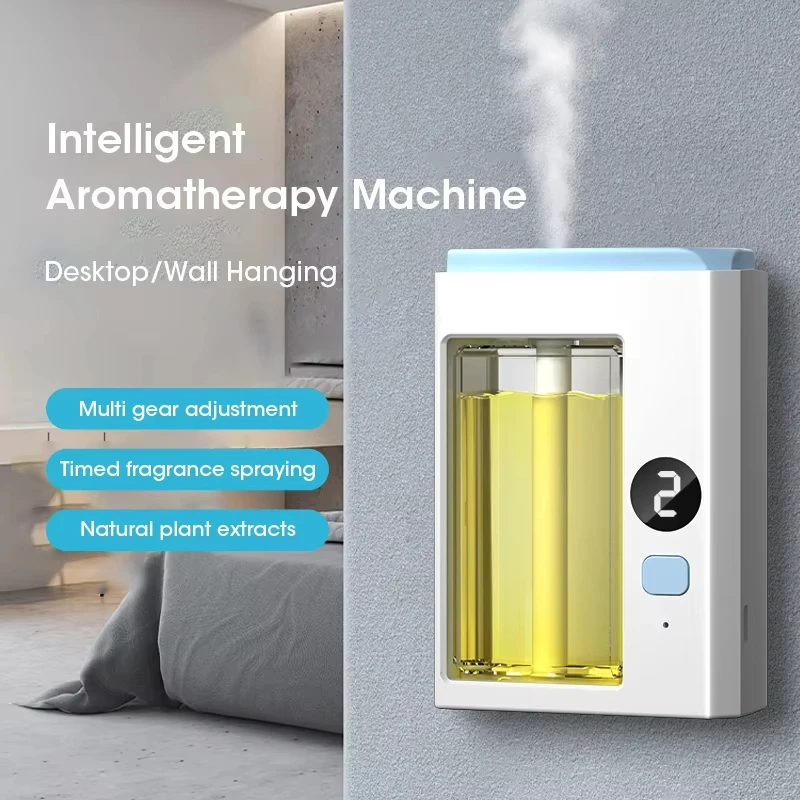 4-Modes Scent Diffusers for Home Oil Diffuser Bedroom Vaporizer Natural Fragrance Humidifier USB Aromatherapy Desktop