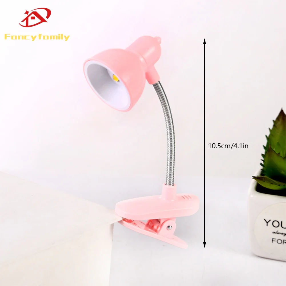 

Fancyfamily Mini LED Desk Lamp Portable Light Rotatable Reading Lights