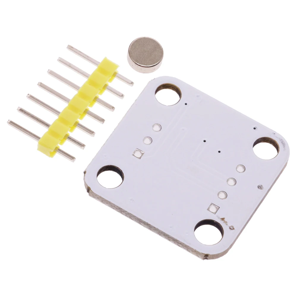 AS5600 Magnetic Encoder Magnetic Induction Angle Measurement Sensor Module IIC PWM Voltage 12Bit High Precision For Aduino