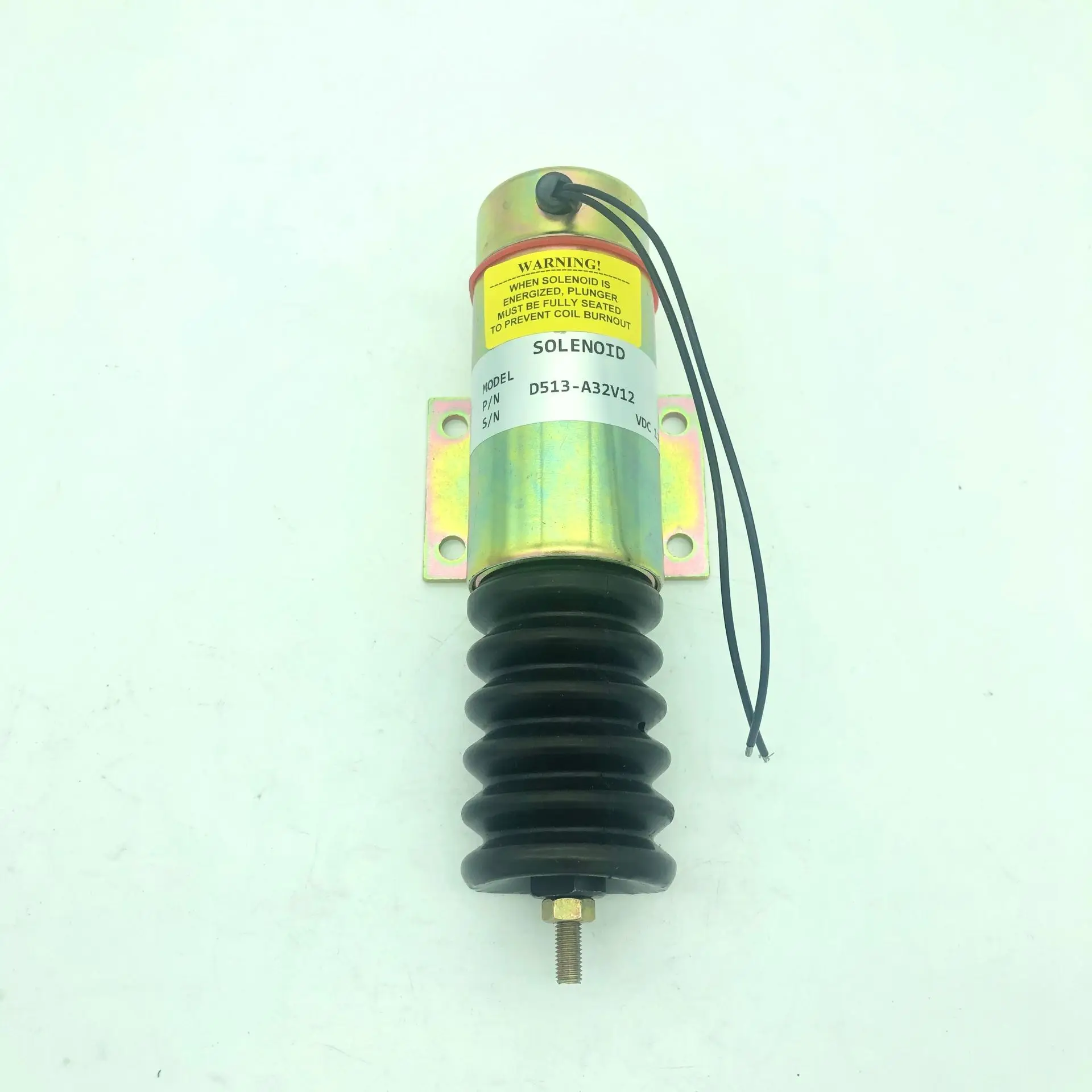 12V diesel engine stop solenoid valve 2001-12E2U1 D513-A32V12 Excavator Parts