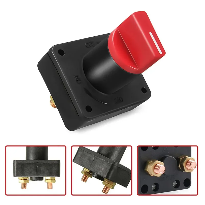 100A-300A Car Battery Rotating Switch Off Power Safety Off Switch Car Motorcycle Truck Boat Power Isolation Switch