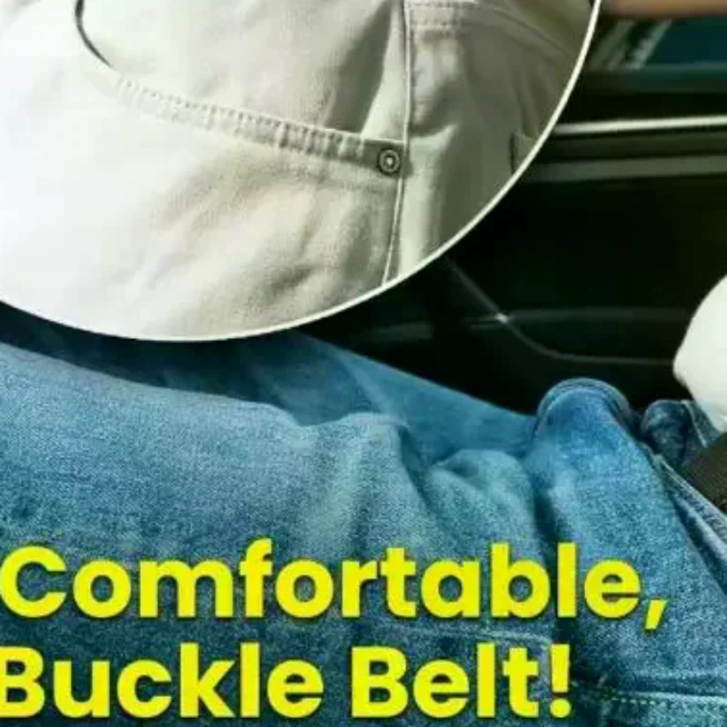 Unisex No-Buckle Elastic Belt With Adjustable Invisible Elastic Belt For Casual And Versatile Use Convenient Belt