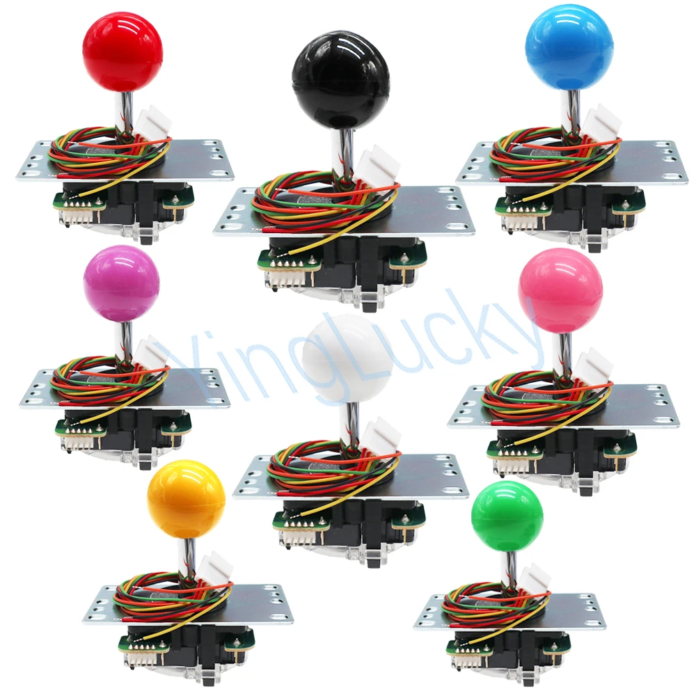 Sanwa Original Sanwa Jlf Tp 8Yt Sanwa Pc Kit Arcade Sanwa 5Pin Wire for Jamma Arcade Game Part Fight Rocker with Ball