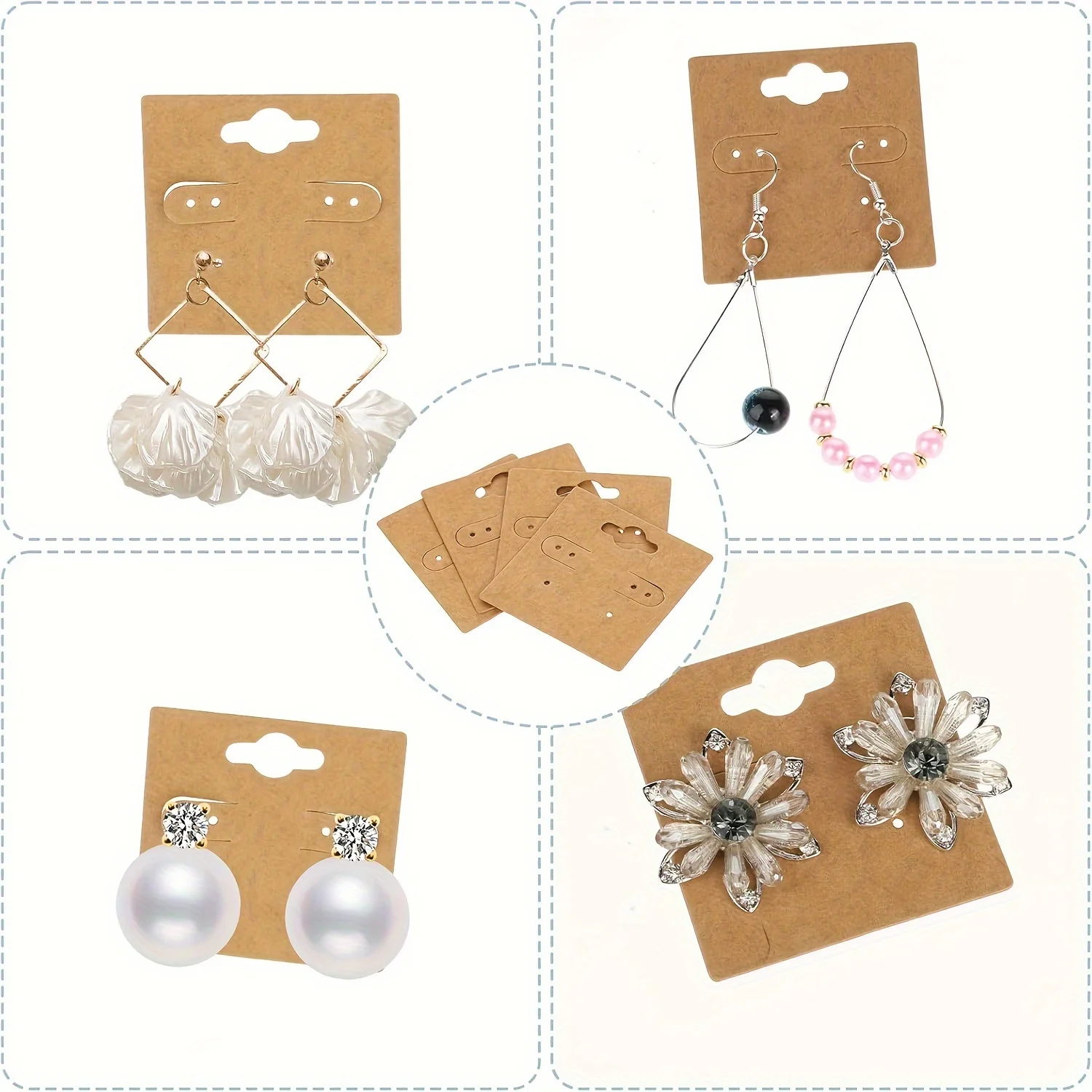 100Pcs Earring Cards 2\