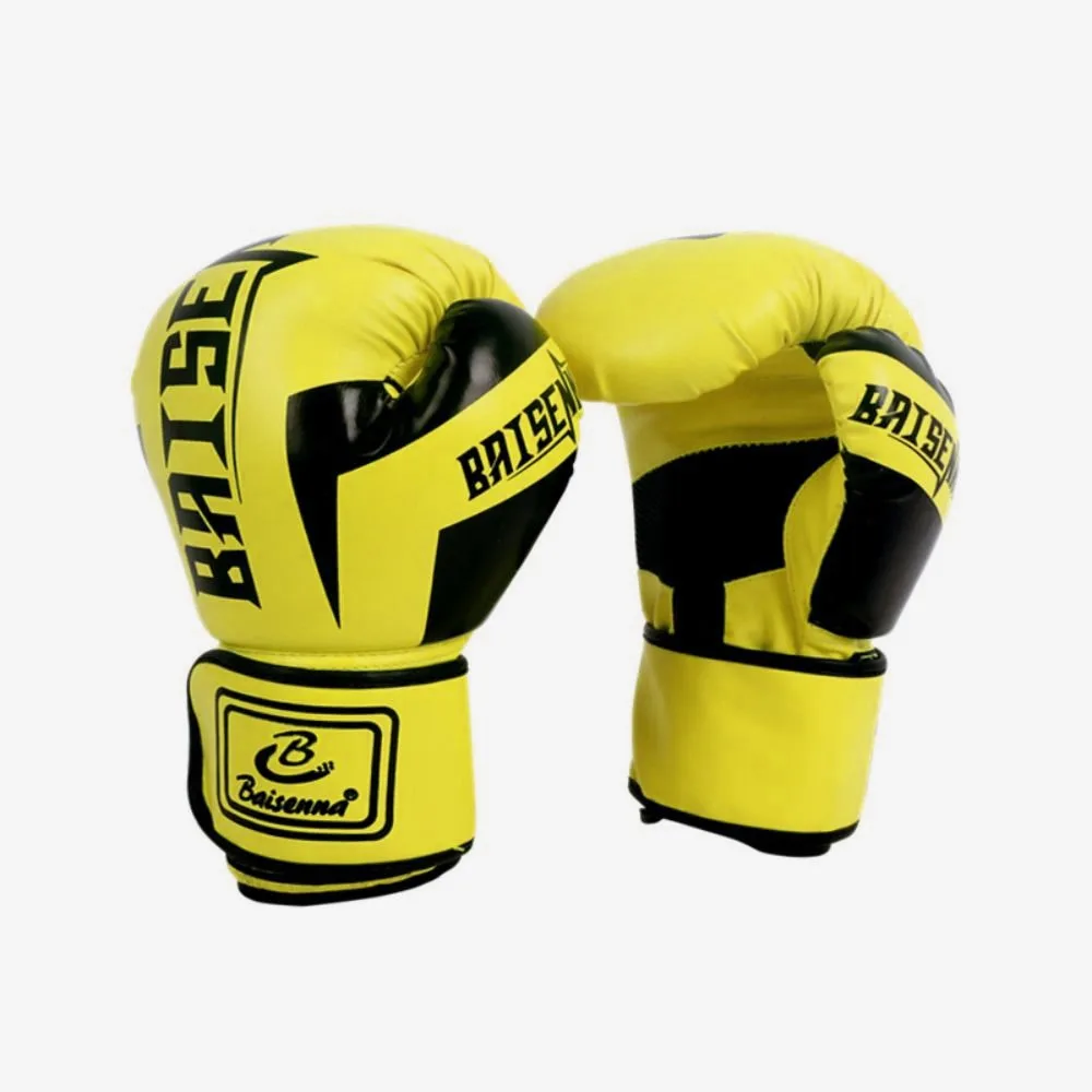 1 Paie of 8 oz 10 oz Boxing Gloves Wear-resistant PU Leather Training Gloves Long Service Life High Elasticity Punching Gloves