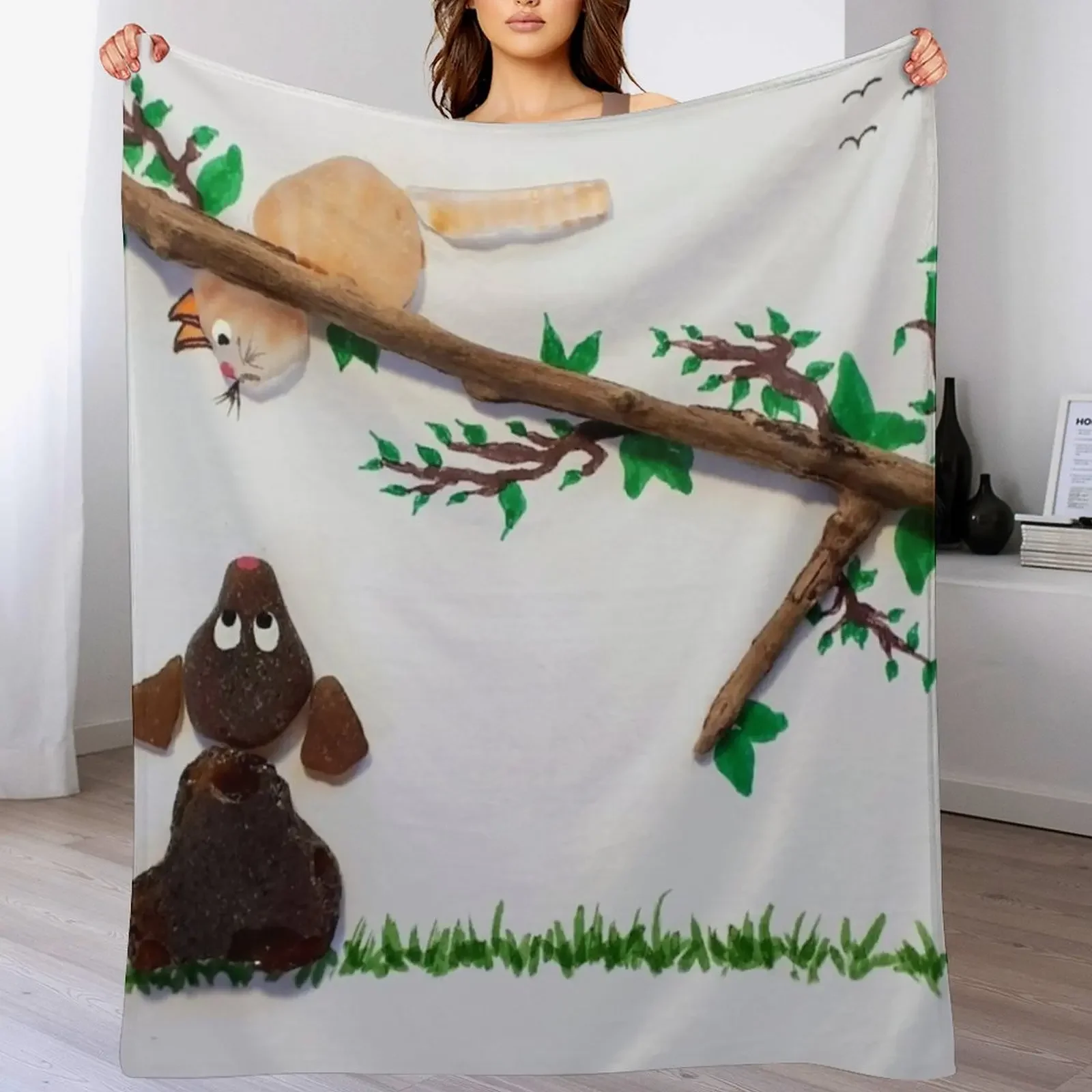 

Got you treed Throw Blanket Luxury Throw Soft Bed Decoratives Blankets