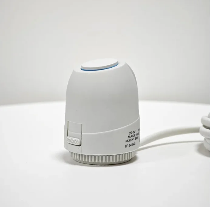 24V 230V M30X1.5 Electric Thermal Actuator for Underfloor Heating Thermostat Normally Open/Close Valve