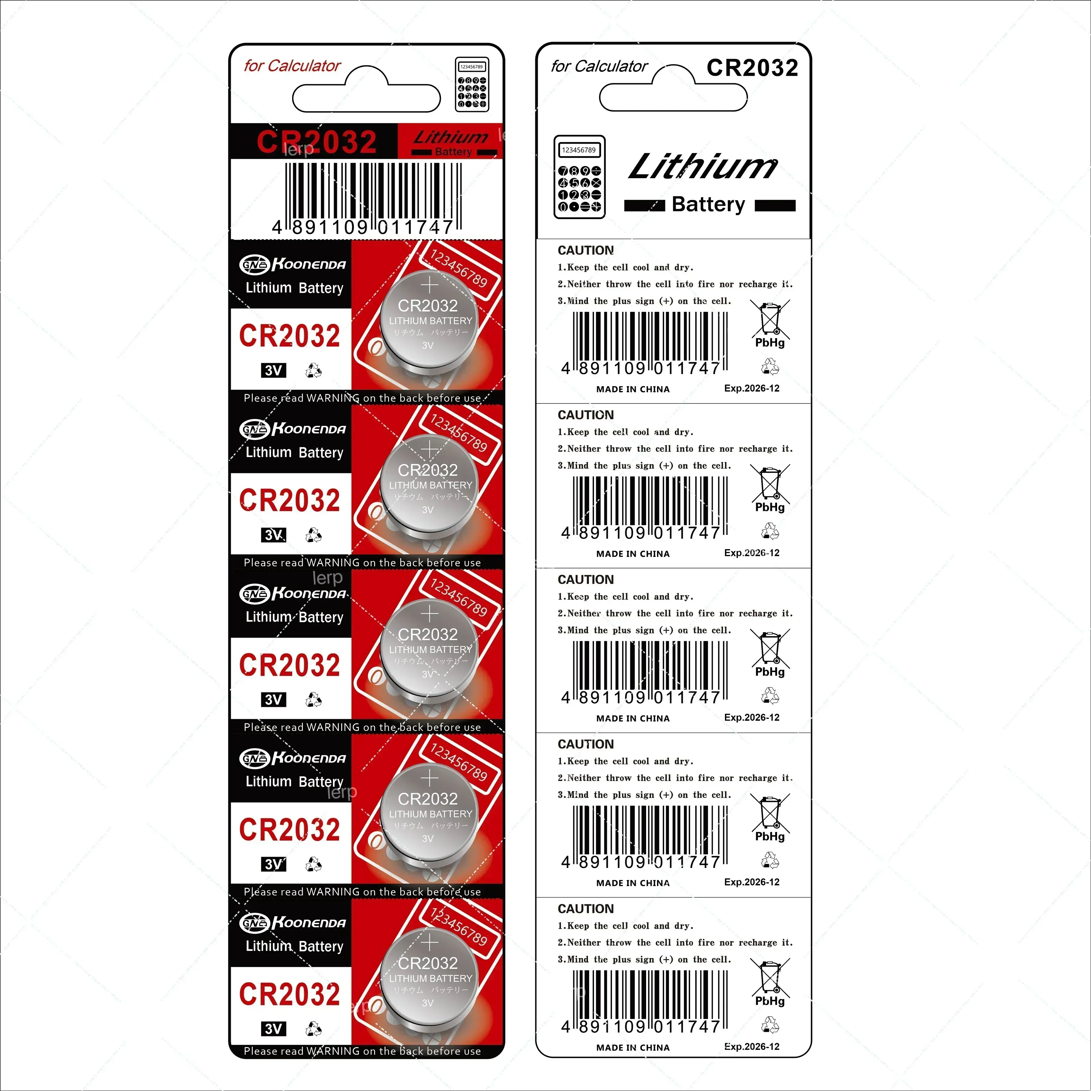 CR2032 แบตเตอรี่เซลล์แบบเหรียญรีโมทคอนโทรลรถยนต์อุปกรณ์ป้องกันการโจรกรรมเซลล์แบบเหรียญอิเล็กทรอนิกส์