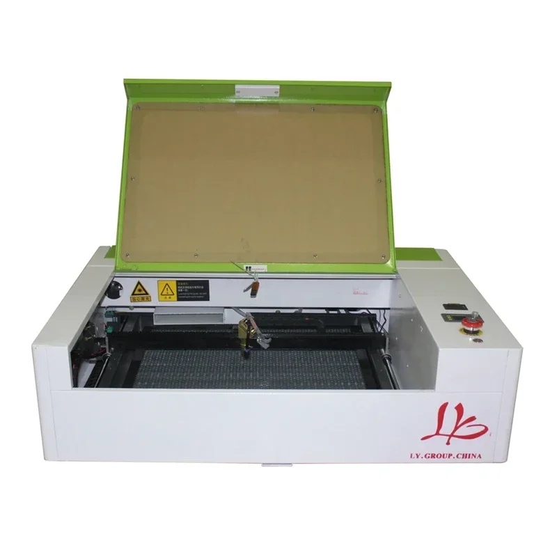 

LY Mini Laser 3050/5030 40W CO2 Wood Glass Engraving Leather Cutting Machine 500*300mm with LCD Control and USB Port